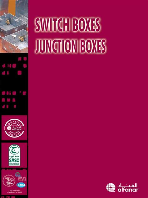 junction box catalogue pdf|alfanar boxes catalogue.